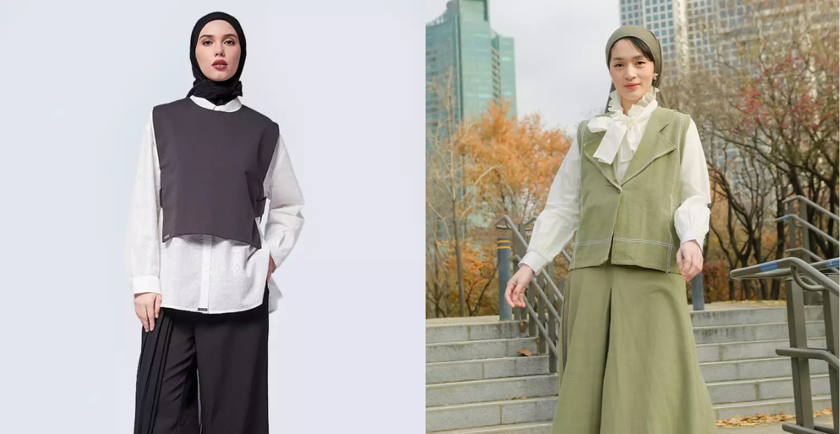 style hijab kantor simple